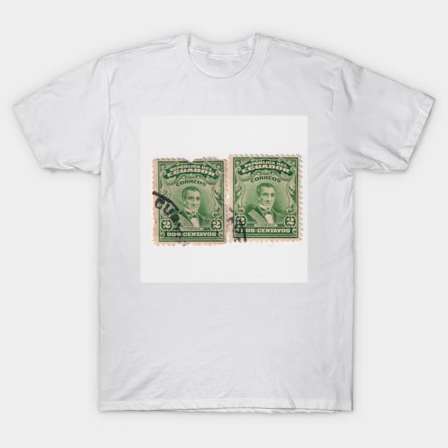 Ecuador Stamp, 1915 T-Shirt by rogerstrawberry